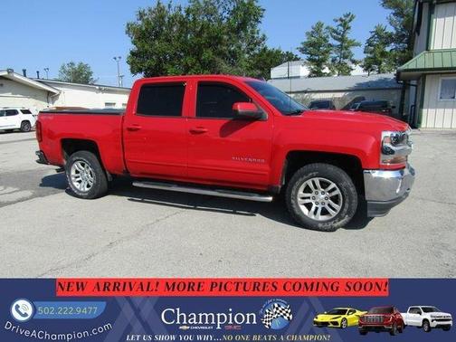 Red 2017 Chevrolet Silverado 1500 LT