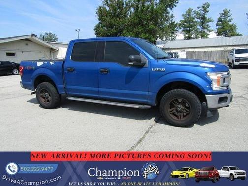Blue 2018 Ford F-150 XLT
