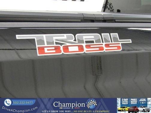 Black 2022 Chevrolet Silverado 1500 Limited Custom Trail Boss