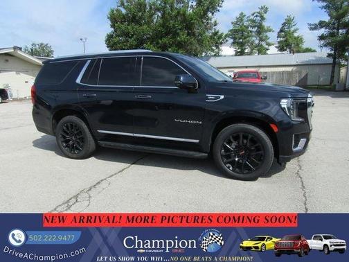 Blue 2022 GMC Yukon SLT