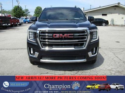 Blue 2022 GMC Yukon SLT