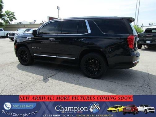 Blue 2022 GMC Yukon SLT