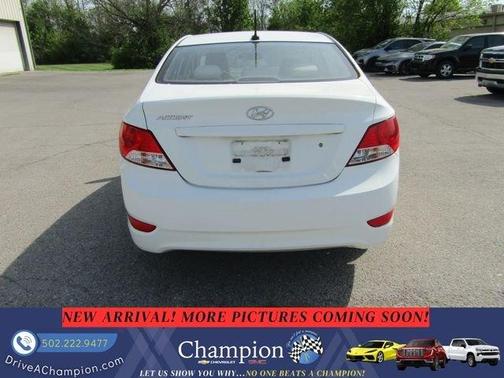 Century White 2012 Hyundai Accent GLS