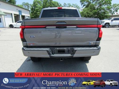 Gray 2023 Ford F-150 Lightning LARIAT