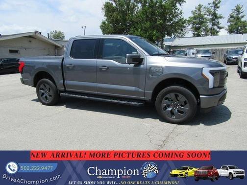Gray 2023 Ford F-150 Lightning LARIAT