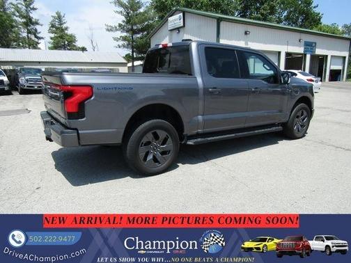 Gray 2023 Ford F-150 Lightning LARIAT