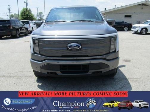 Gray 2023 Ford F-150 Lightning LARIAT
