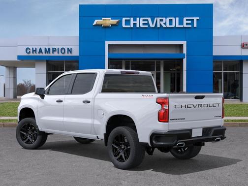 White 2026 Chevrolet Silverado 1500 Custom Trail Boss