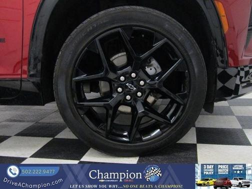 Red 2024 Chevrolet Traverse RS