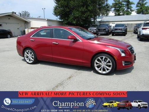 Red 2013 Cadillac ATS 3.6L Premium