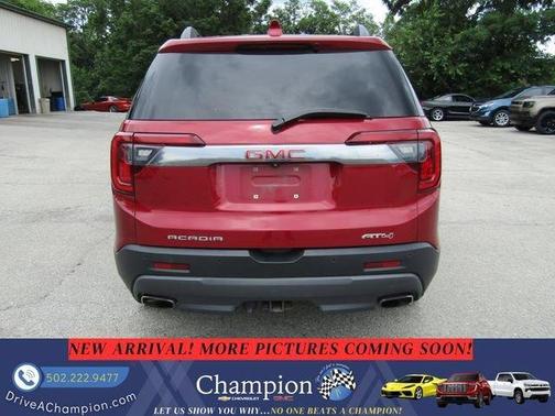 Red 2020 GMC Acadia AT4