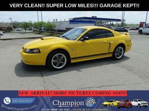Yellow 2004 Ford Mustang