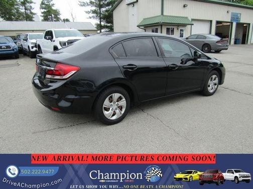 Black 2014 Honda Civic LX