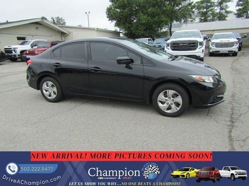 Black 2014 Honda Civic LX