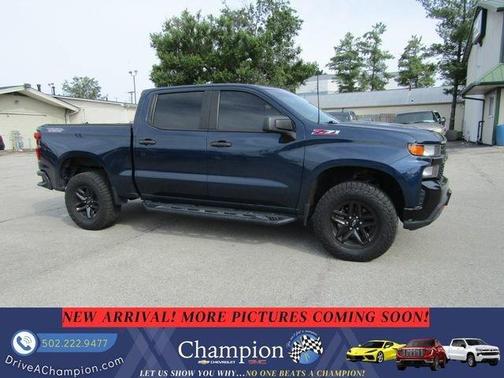 Blue 2019 Chevrolet Silverado 1500 Custom Trail Boss