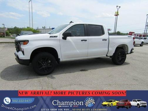 White 2025 Chevrolet Silverado 1500 Custom Trail Boss