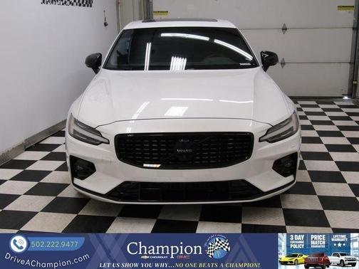 White 2024 Volvo S60 B5 Plus Black Edition