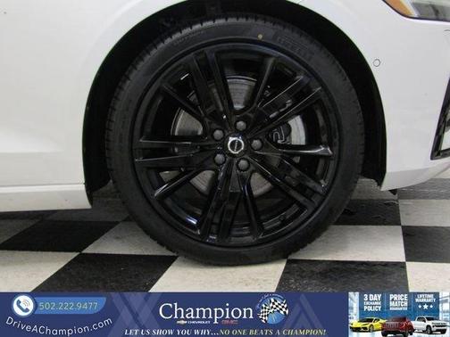 White 2024 Volvo S60 B5 Plus Black Edition