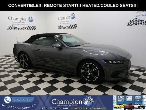 Gray 2024 Ford Mustang EcoBoost Premium