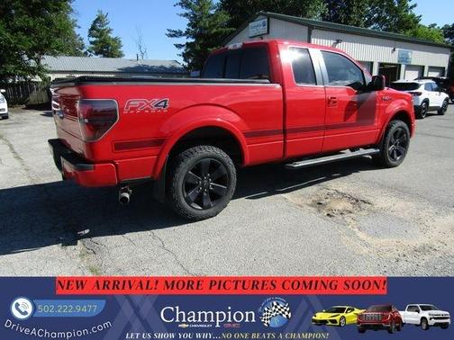 Red 2012 Ford F-150 FX4
