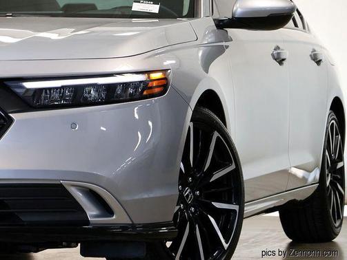 Solar Silver Metallic 2024 Honda Accord Hybrid Touring