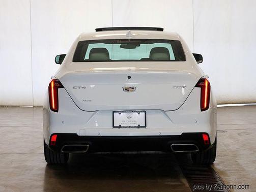 Summit White 2023 Cadillac CT4 Luxury
