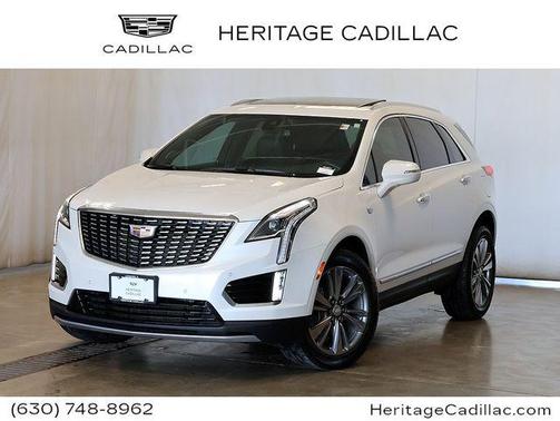 Crystal White Tricoat 2022 Cadillac XT5 Premium Luxury