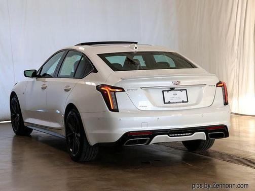 Crystal White Tricoat 2023 Cadillac CT5 Sport