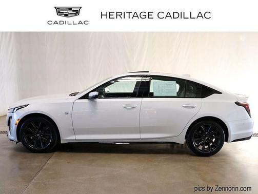 Crystal White Tricoat 2023 Cadillac CT5 Sport