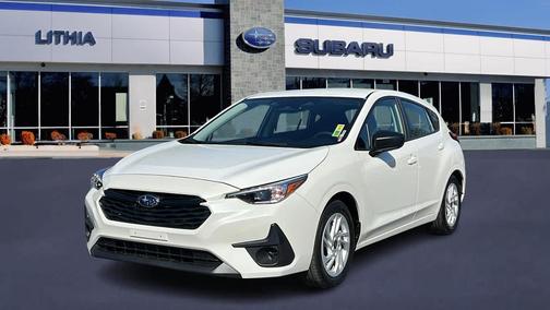 Crystal White Pearl 2024 Subaru Impreza Base