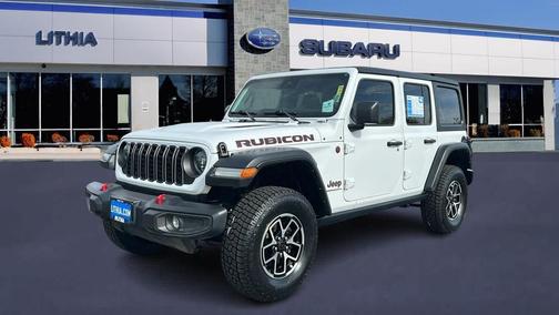 Bright White Clearcoat 2024 Jeep Wrangler Rubicon