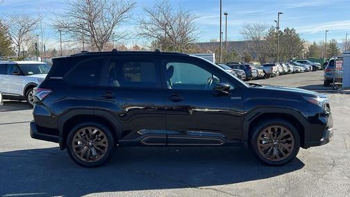 Crystal Black Silica 2025 Subaru Forester Hybrid Sport