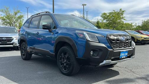 Geyser Blue 2022 Subaru Forester Wilderness