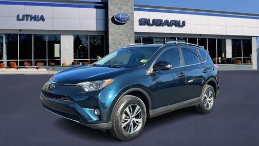 Galactic Aqua Mica 2017 Toyota RAV4 XLE