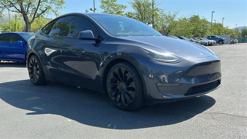 Midnight Silver Metallic 2022 Tesla Model Y Performance Dual Motor All-Wheel Drive