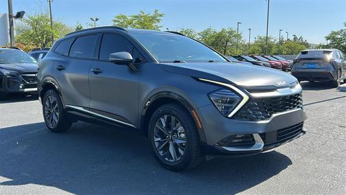 Shadow Matte Gray 2023 Kia Sportage Hybrid SX-Prestige