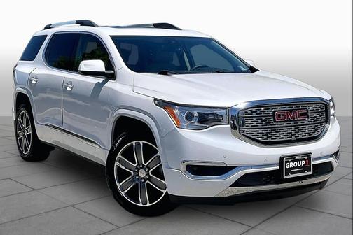 White Frost Tricoat 2017 GMC Acadia Denali