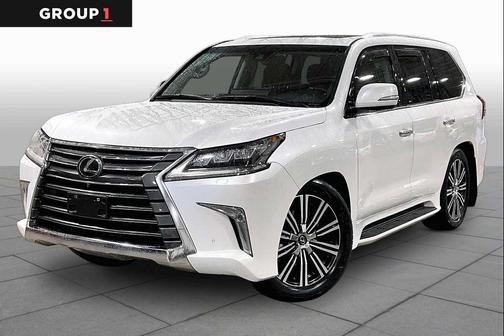 Eminent White Pearl 2021 Lexus LX 570 Three-Row