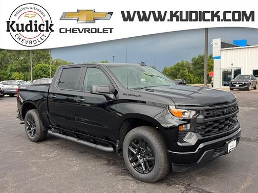 Black 2026 Chevrolet Silverado 1500 Custom