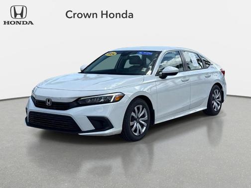 White 2024 Honda Civic LX