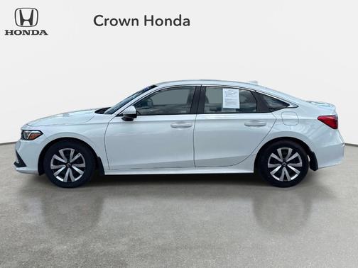 White 2024 Honda Civic LX