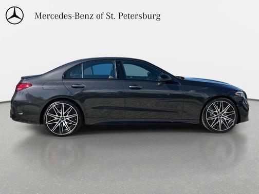Gray 2026 Mercedes-Benz AMG C 43 Base 4MATIC
