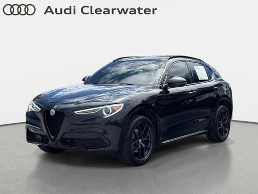 Black 2021 Alfa Romeo Stelvio Ti Sport