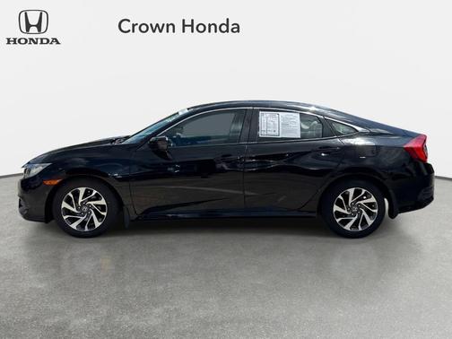 Black 2017 Honda Civic EX