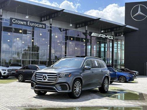 Gray 2025 Mercedes-Benz GLS 450 4MATIC