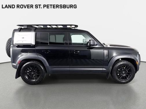 Santorini Black 2023 Land Rover Defender 110 S