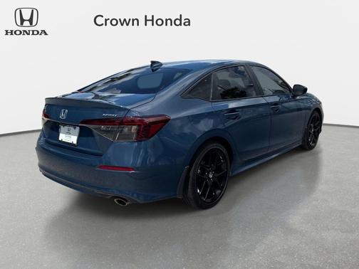 Blue 2025 Honda Civic Sport