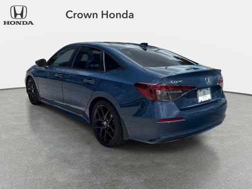 Blue 2025 Honda Civic Sport