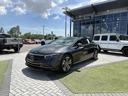 Gray 2023 Mercedes-Benz EQS 450 Base 4MATIC