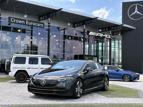 Graphite Gray Metallic 2023 Mercedes-Benz EQS 450 Base 4MATIC